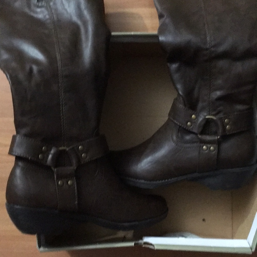 A2 by Aerosoles Dark Brown knee high boots Sz 6M